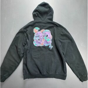 ThirtyTwo Hoodie Men's Large Black Pullover Snake Graphic Snowboard Streetwear